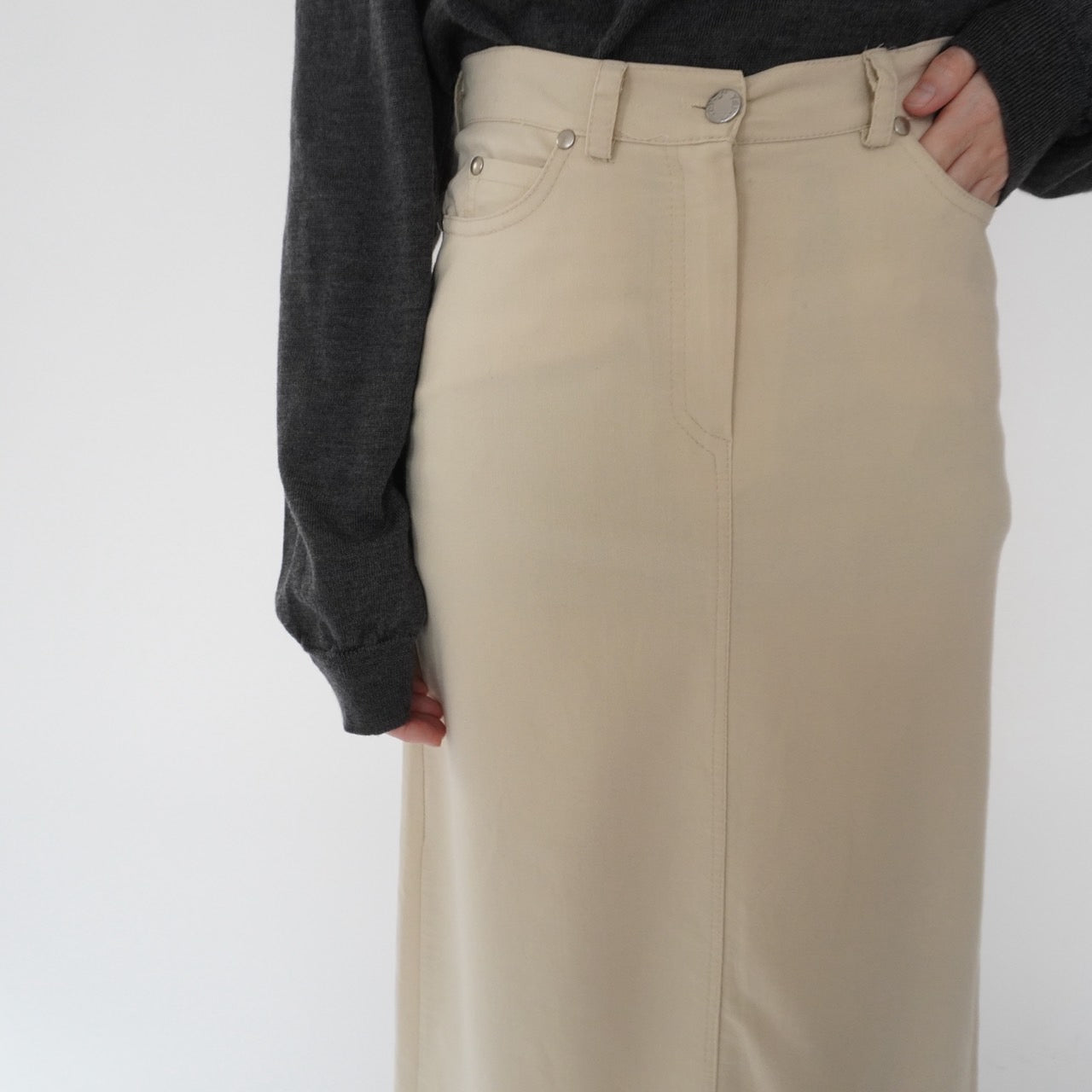 90s Slit Maxi Skirt