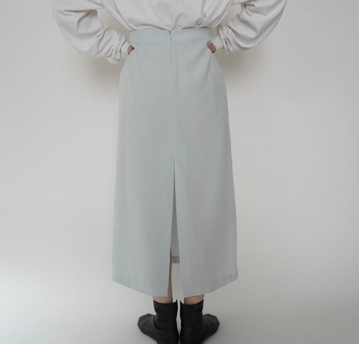 90s Light Blue Skirt