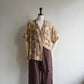 90s"NORTON & WILSON"  Printed Silk Shirt Made in Italy