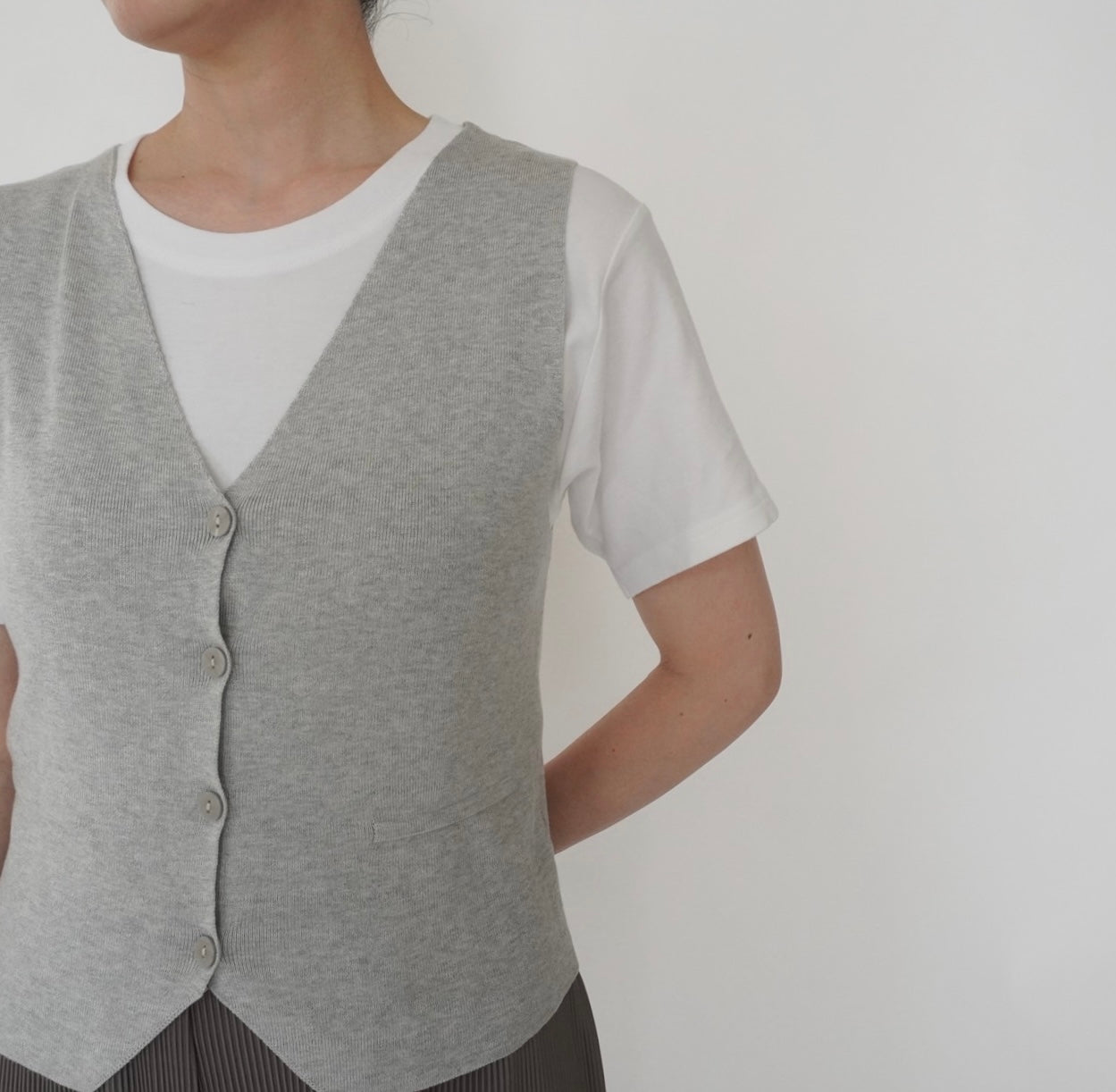 Gray Vest