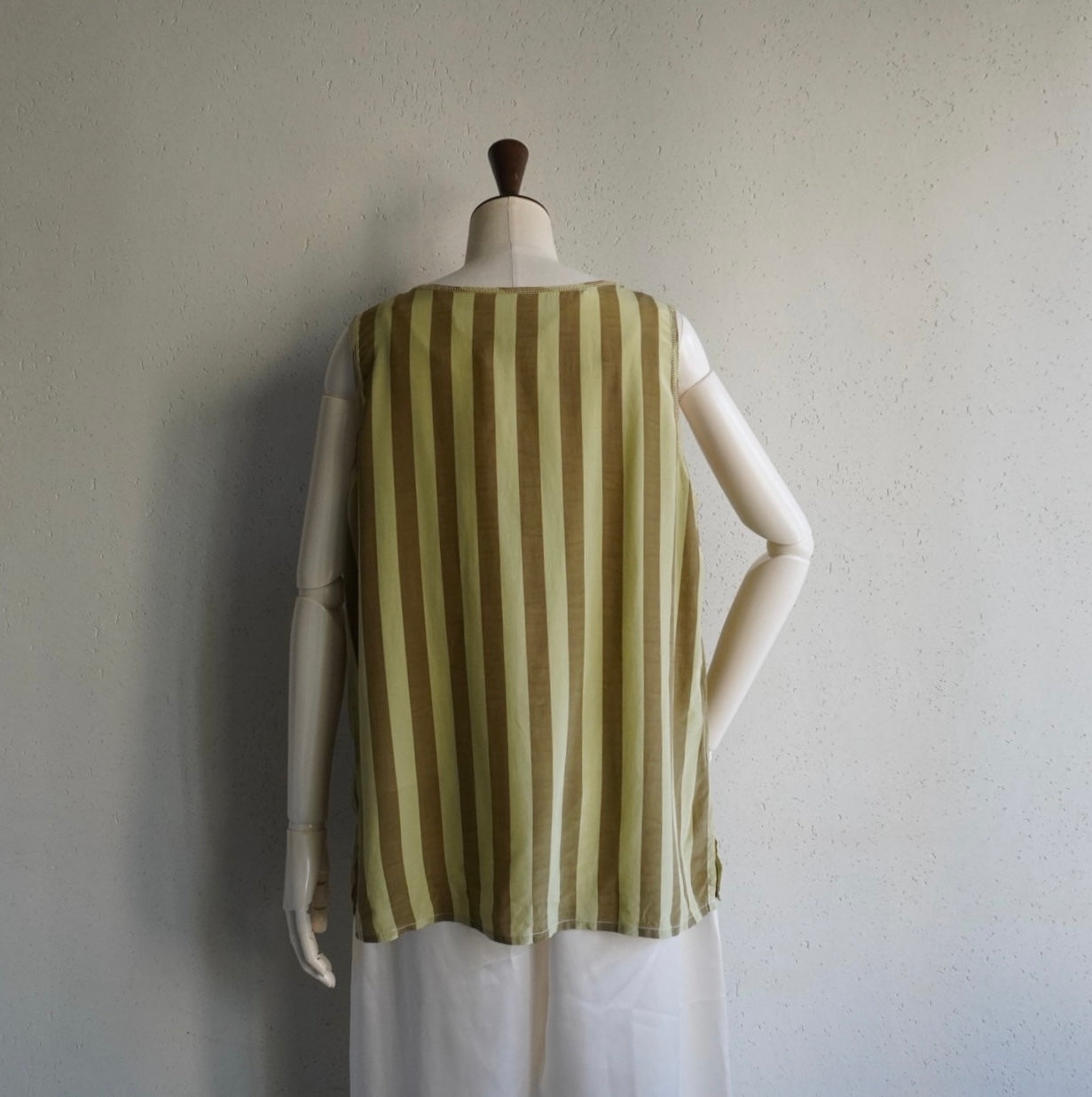 90s EURO Silk Striped Top