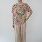 90s floral Printed T-shirt