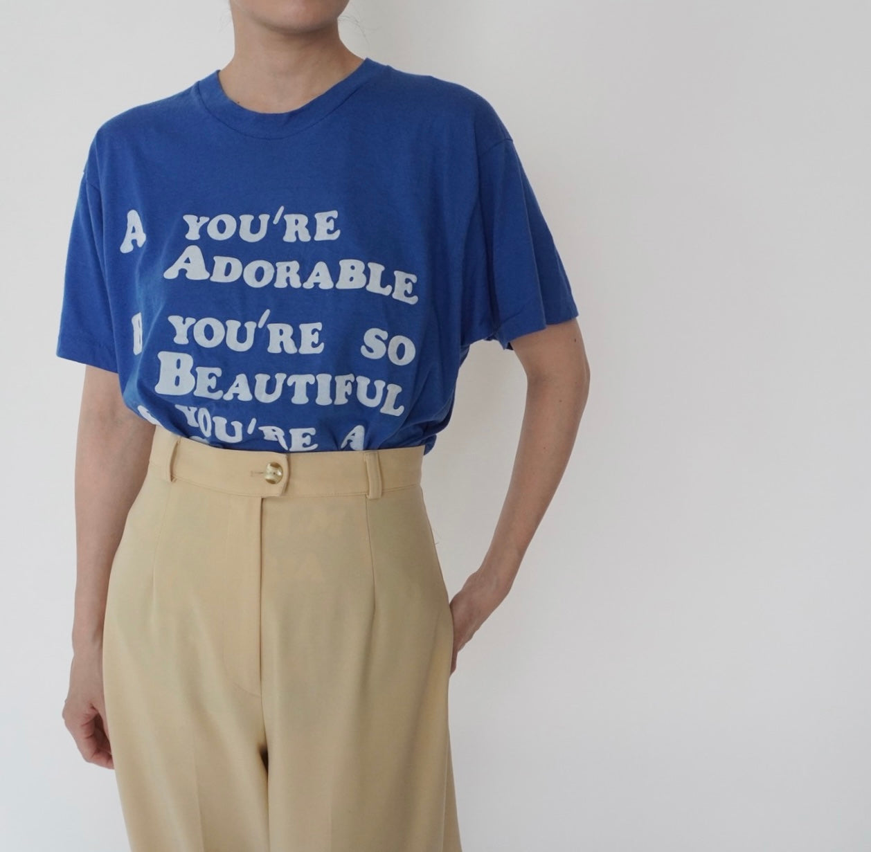 80s Printed T-shirt Made in USA