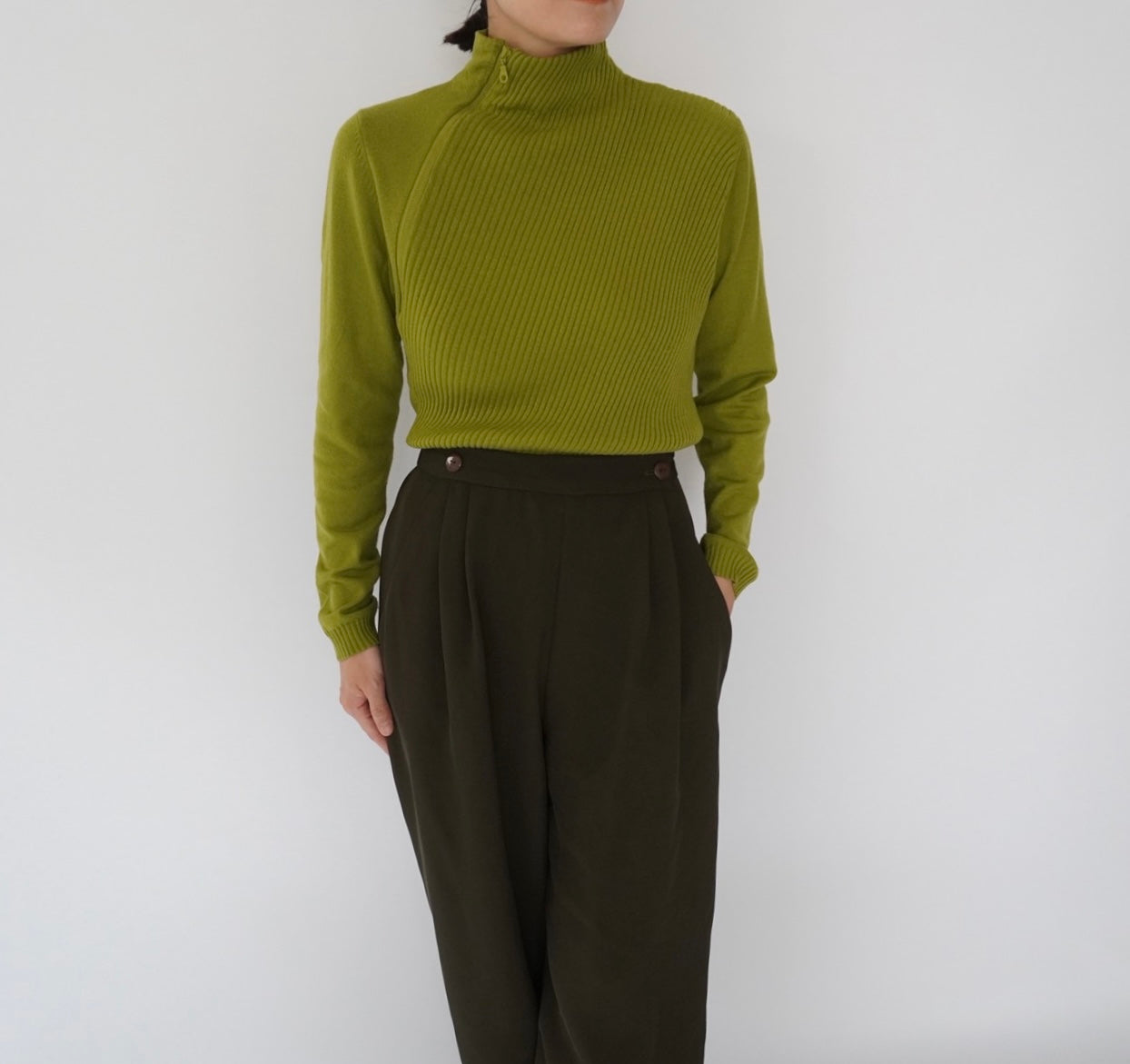 90s Design Ribbed Top