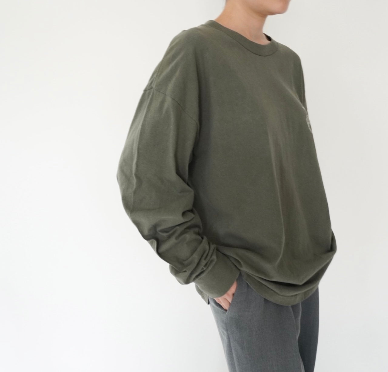 90s Printed Long Sleeves T-shirt Made in USA