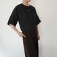 90s Linen Cropped Blouse