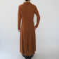 90s "FENDI" Faux Suede Dress Made in Italy