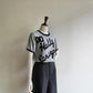 80s Flock Print T-shirt Made in USA