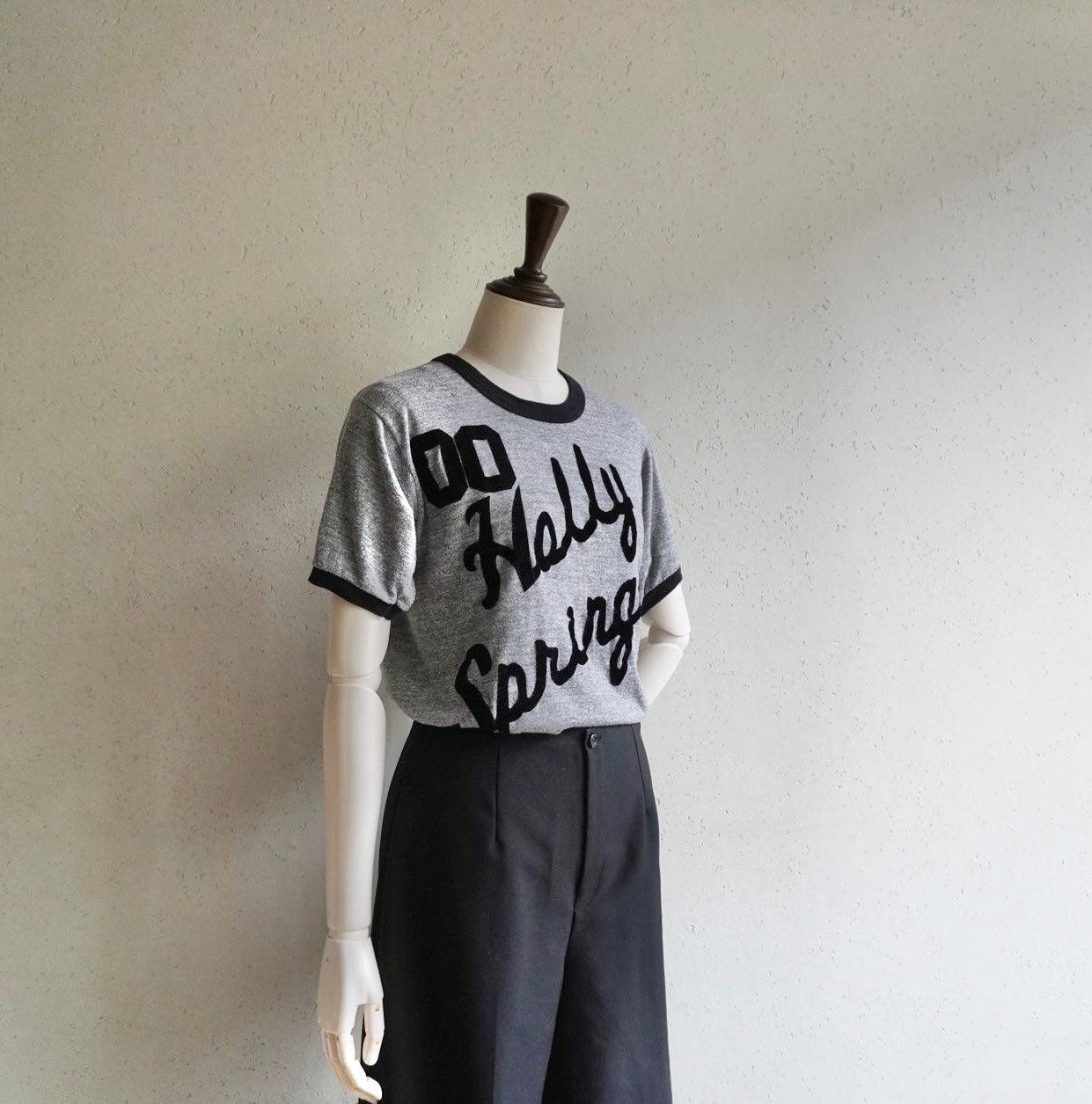 80s Flock Print T-shirt Made in USA