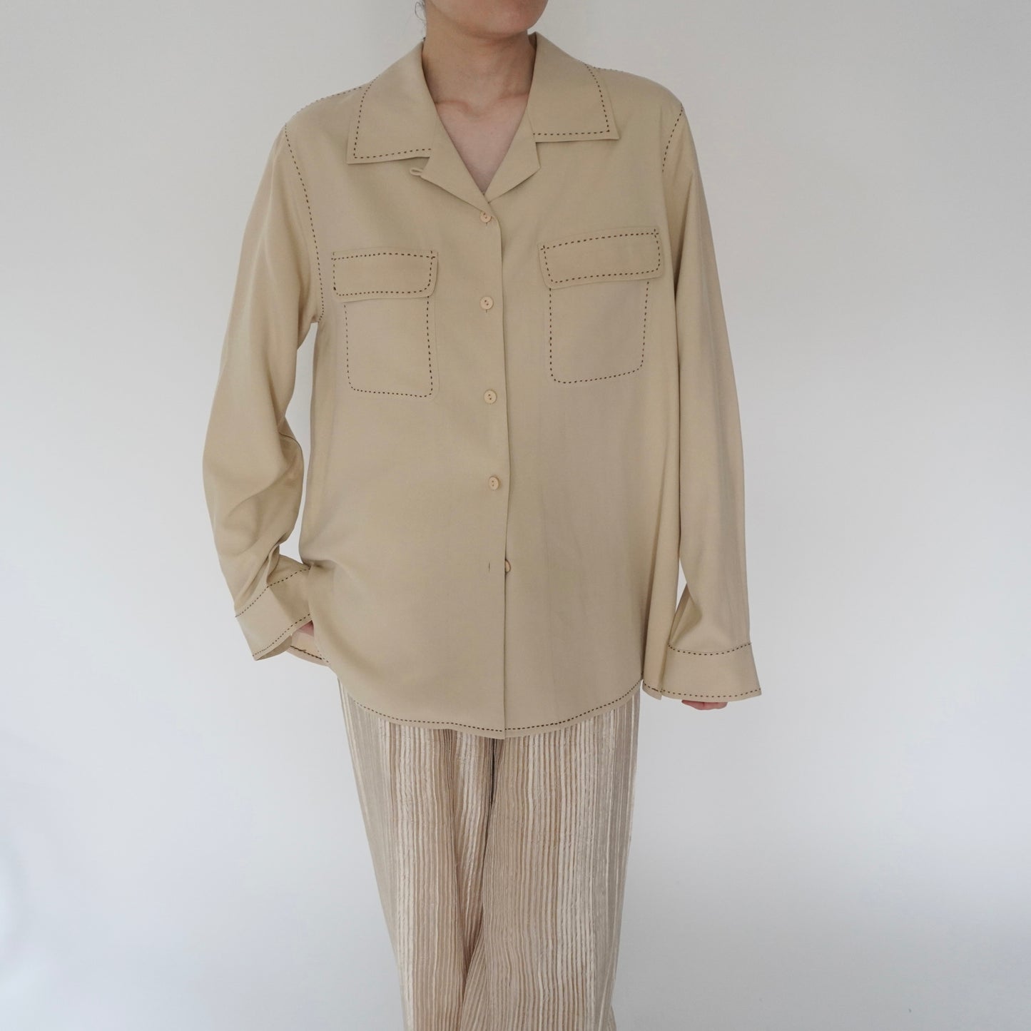 90s Silk Design Shirt