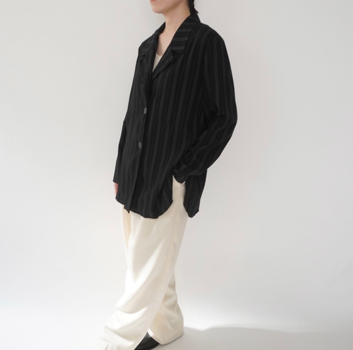 90s Striped Shirt,Jacket