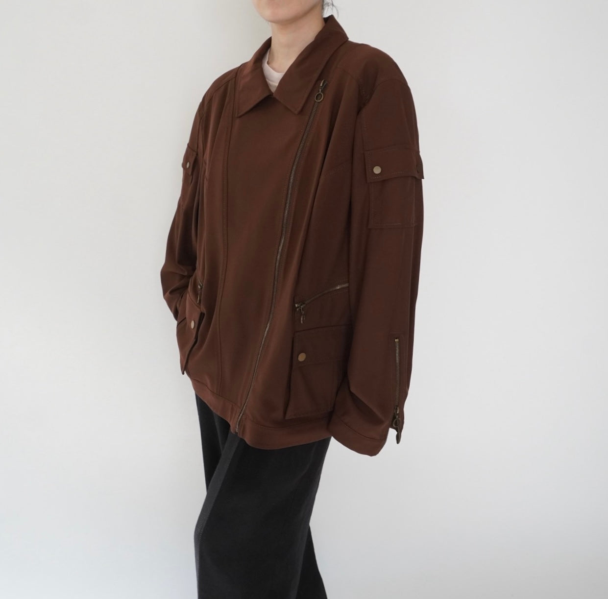 90s Design Brown Jacket