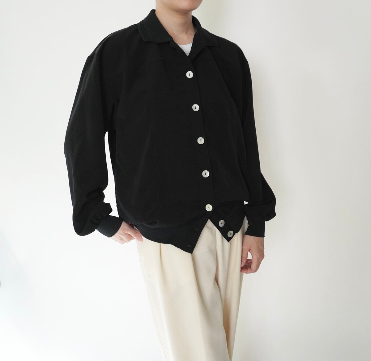 90s Black Design Shirt
