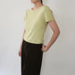 90s Silk Ribbed Top