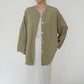 90s Light Khaki Blouse,Jacket