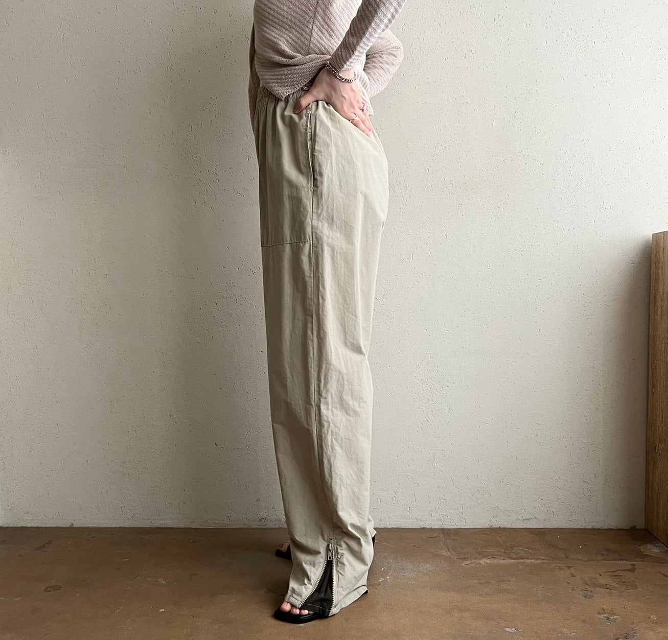 90s Cotton Nylon Pants