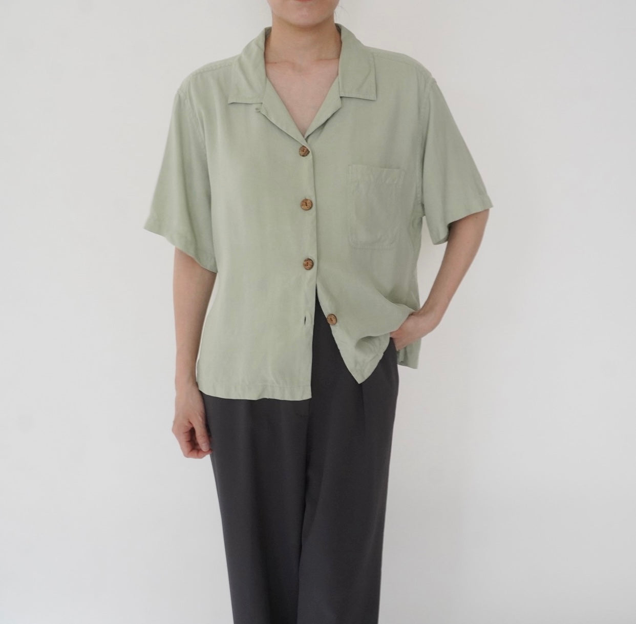 90s Silk Shirt