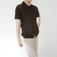 90s Suede Leather Shirt