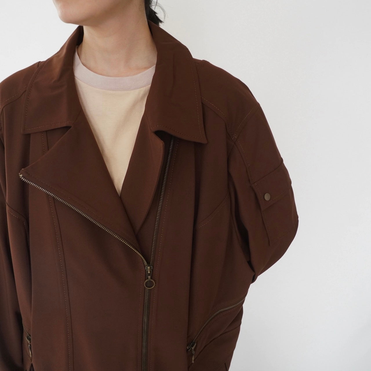 90s Design Brown Jacket