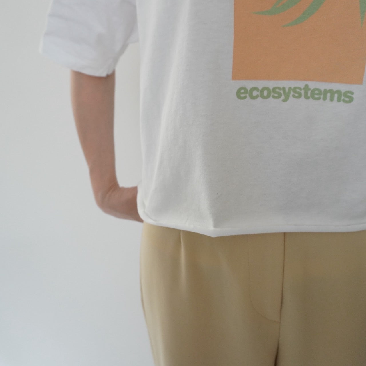 80s Printed Cut Off T-shirt Made in USA