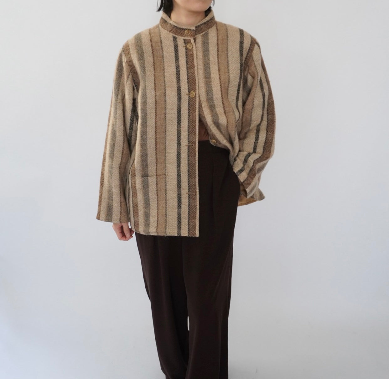 90s "Rodier Paris" Wool Jacket Made in France