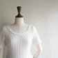 90s Ribbed Top Made in Italy