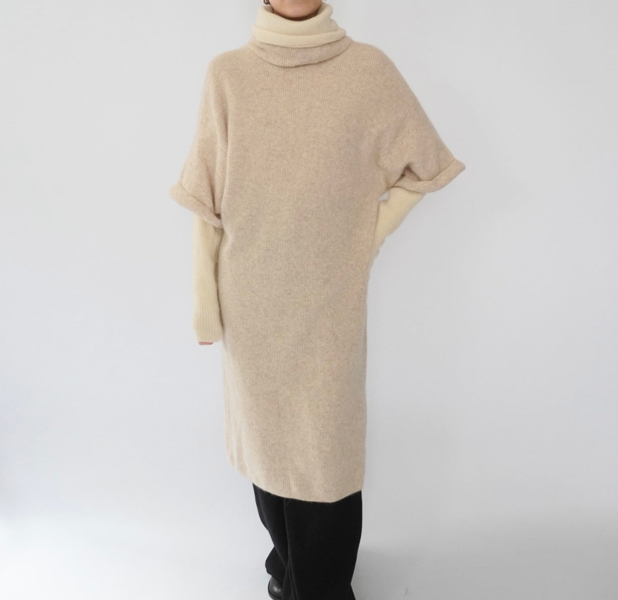 80s Angora Knit Dress