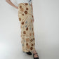 90s Floral Print Skirt Made in Italy