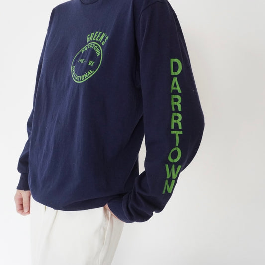 80s Printed Long T-shirt Made in USA
