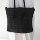 40s Woven Black Bag