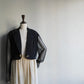 90s Sheer Sleeves Jacket,Blouse Made in USA