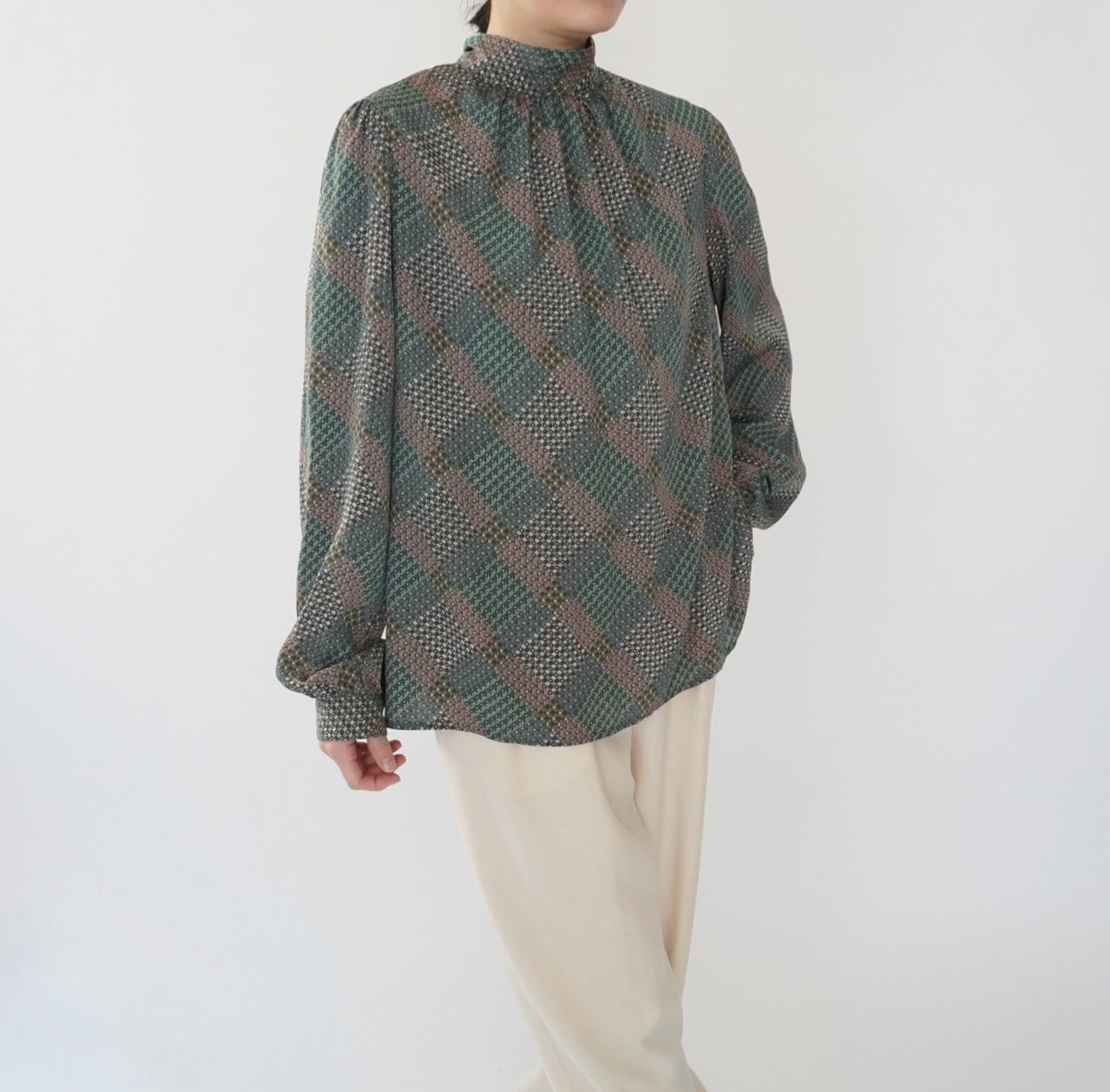 80s Pattern Blouse