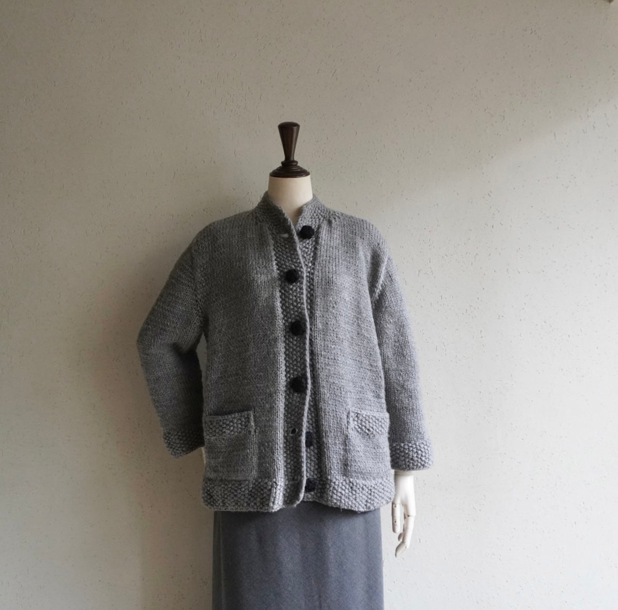 80s Design Knit Cardigan,Jacket
