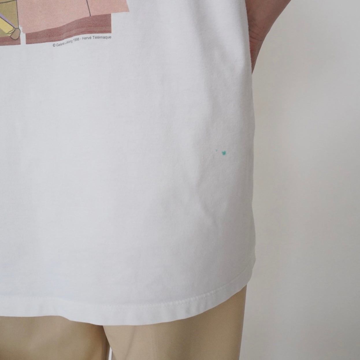 90s "Roland Garros"Printed T-shirt Made in France