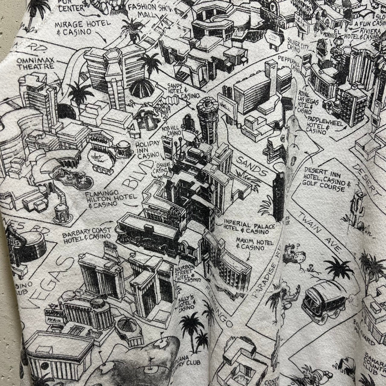 90s Printed Sweater Made in USA