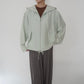 90s Linen×Silk Hoodie Jacket