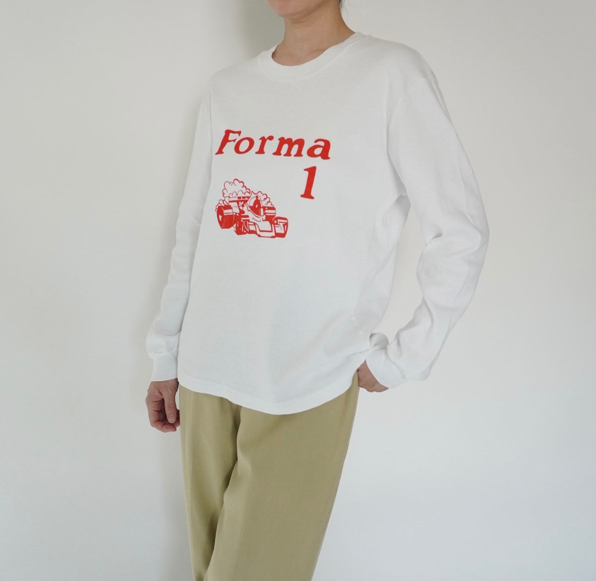 90s EURO Long Sleeves Printed T-shirt