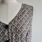 90s EURO Sleeveless Printed Dress