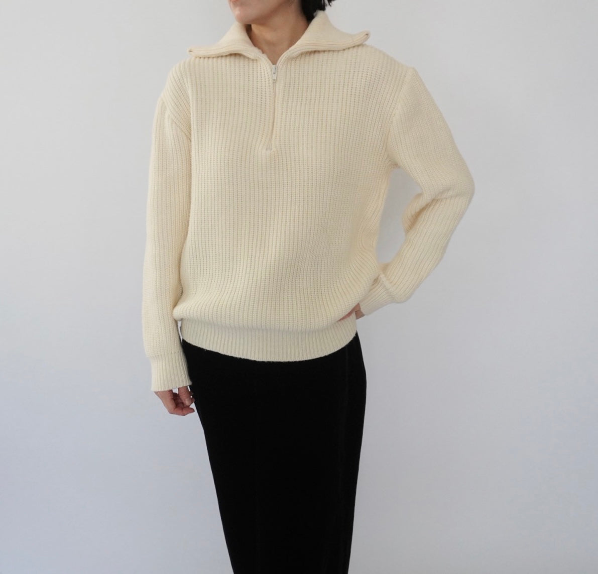 90s Zip Knit