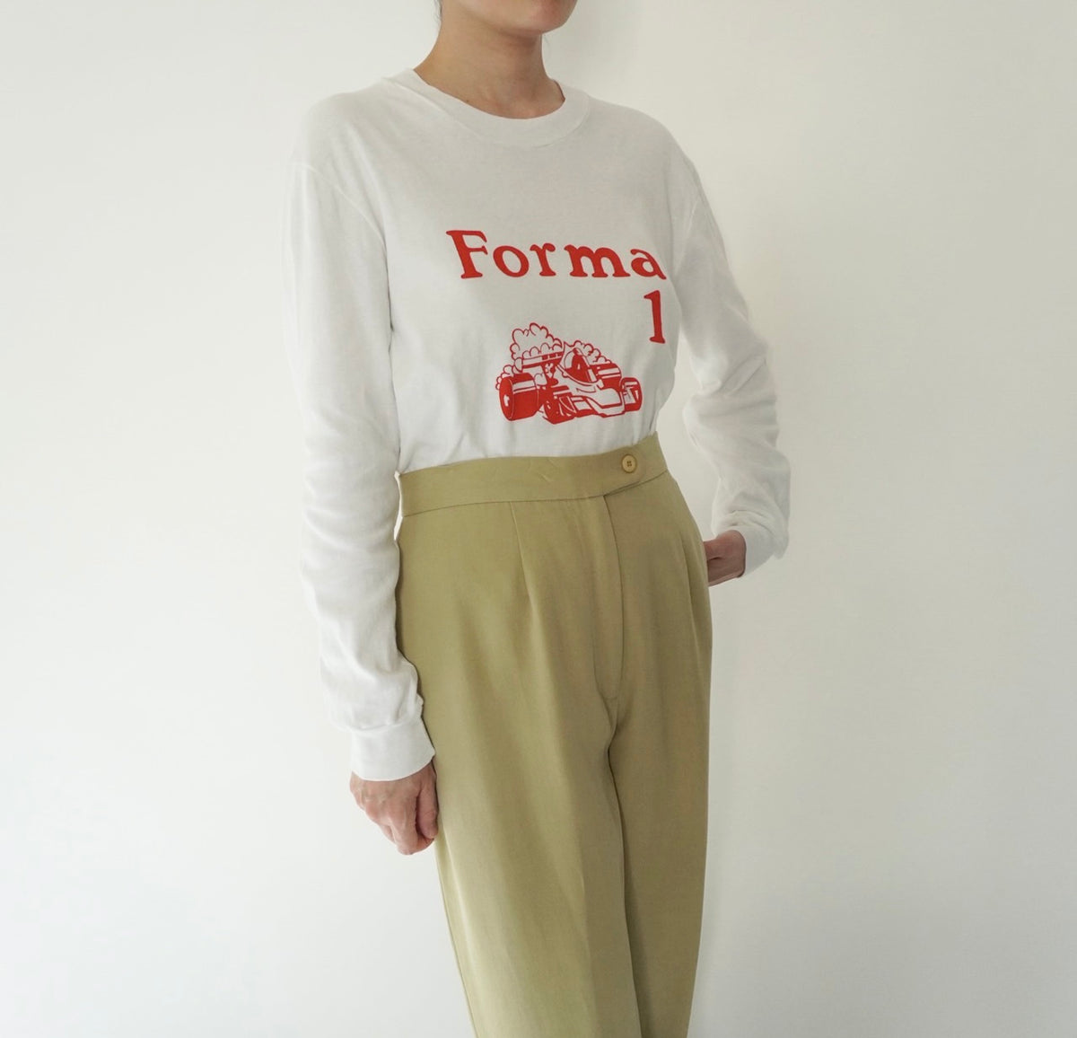 90s EURO Long Sleeves Printed T-shirt