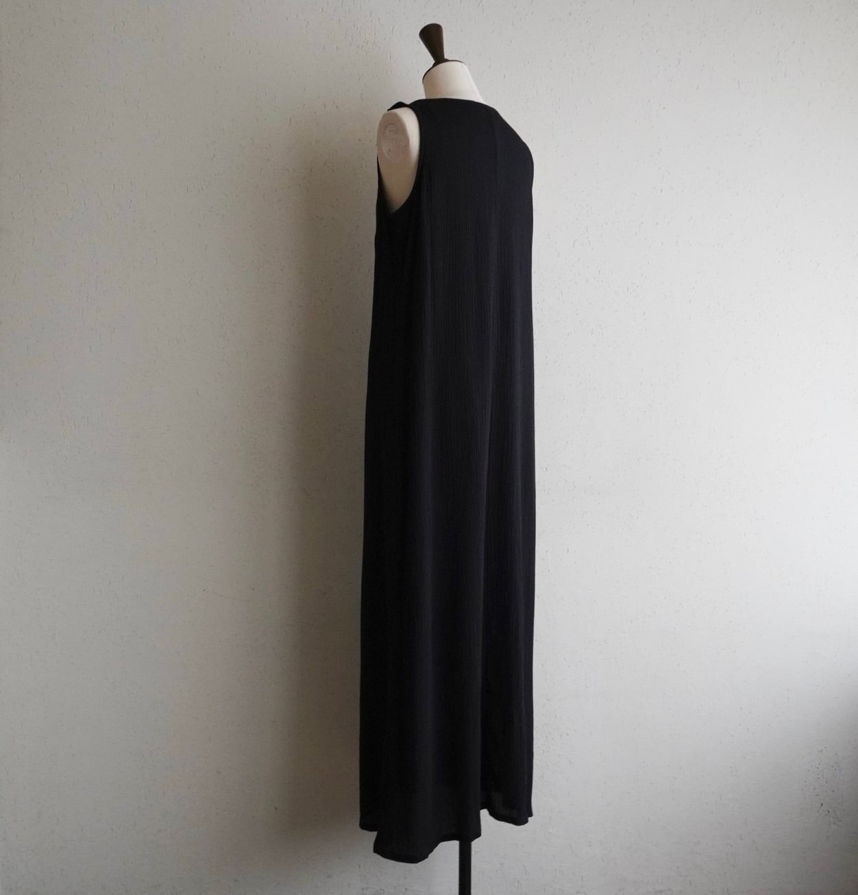 90s Sleeveless Black Dress Made in USA