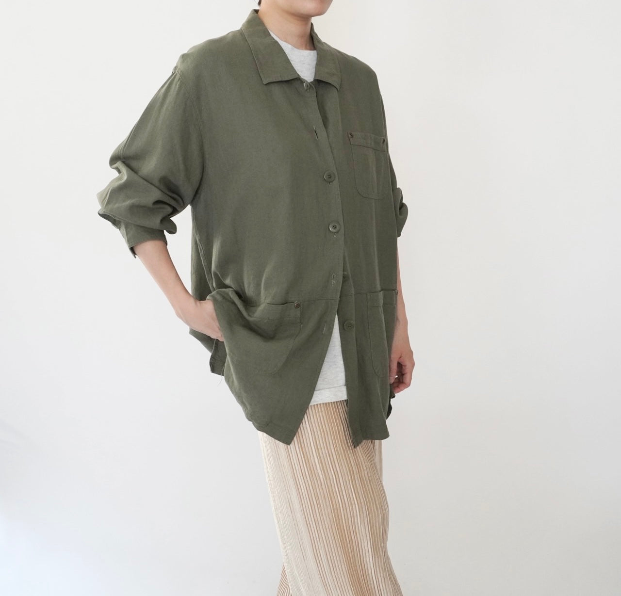90s Khaki Light Jacket