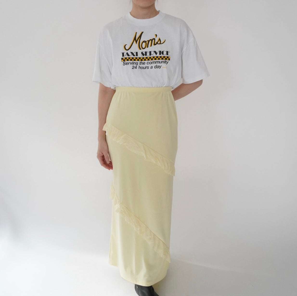 Ruffle Maxi Skirt