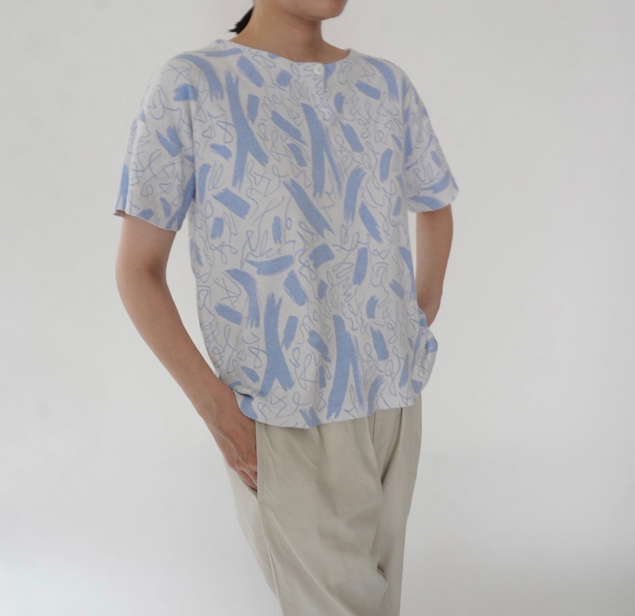 80s Pattern Top