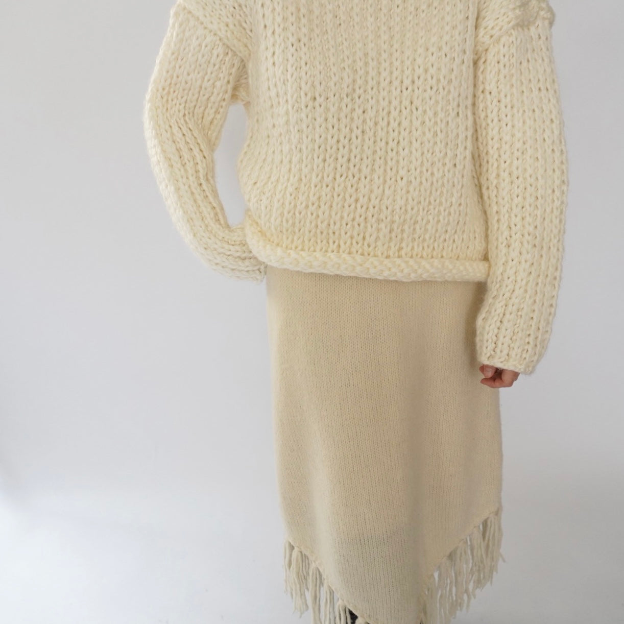 60s  Hand Made Knit