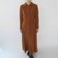 90s "FENDI" Faux Suede Dress Made in Italy