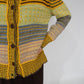 90s "BENETTON" Multi Striped Cardigan Made in Italy