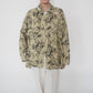 90s Floral Print Linen Shirt,Jacket Made in USA