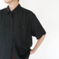 90s Black Rayon Shirt