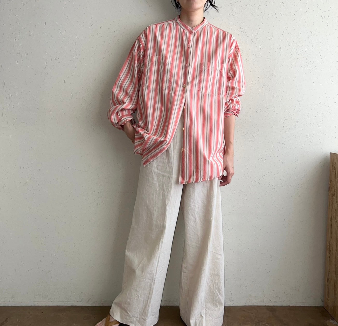 90s "EDDIE BAUER" Striped Shirt